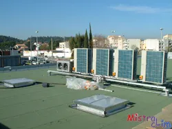 Installation de climatisation par Mistral Clim – chantier, photo 3